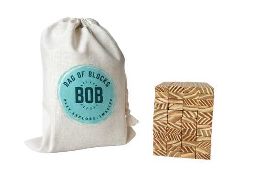 Bag of Blocks (Stacking Sticks - 48 Pieces, For Age 5-12)